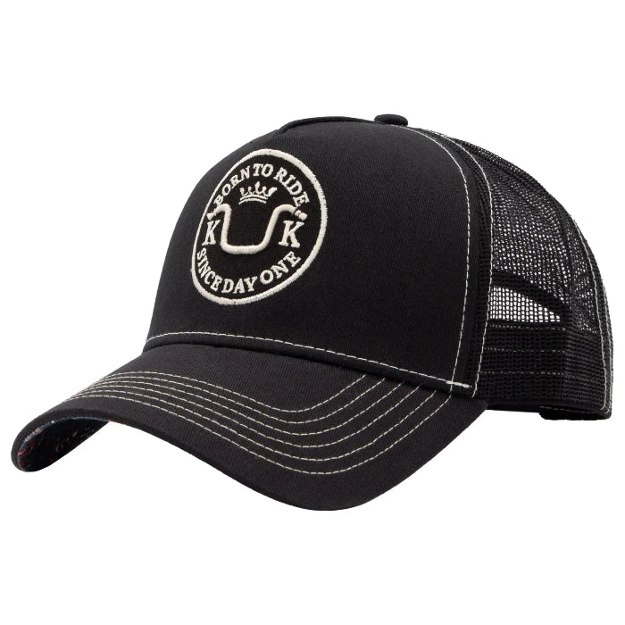 King Kerosin Herren Trucker Cap "Born to Ride" in Black