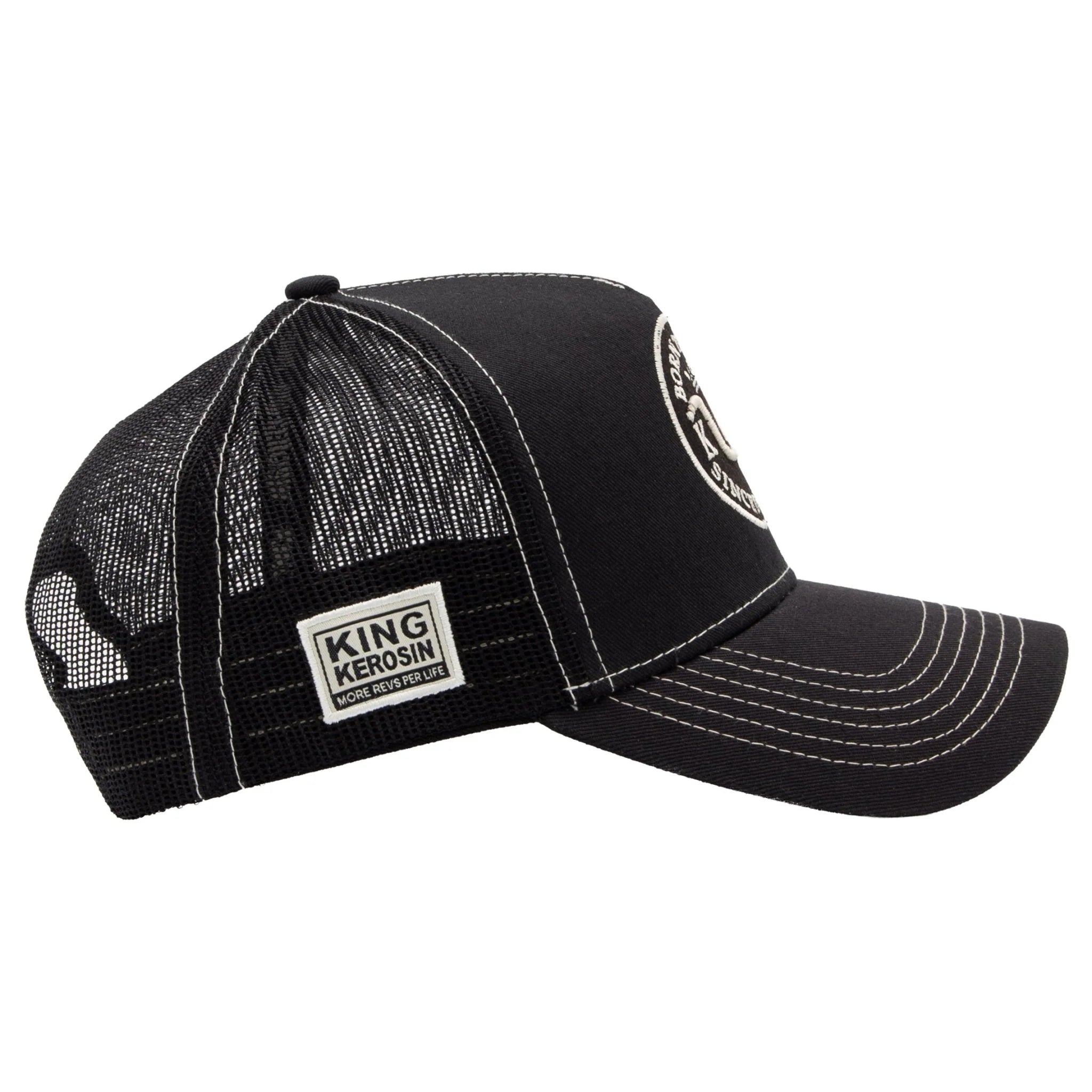 King Kerosin Herren Trucker Cap "Born to Ride" in Black