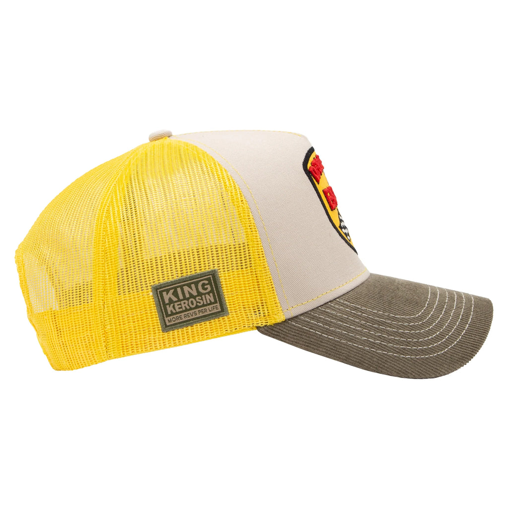 King Kerosin Herren Trucker Cap "Drive Fast" in Khaki