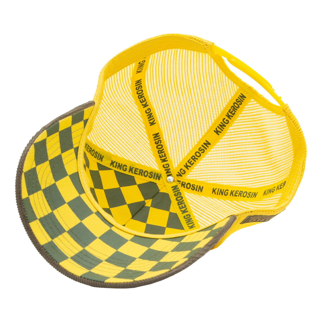King Kerosin Herren Trucker Cap "Drive Fast" in Khaki
