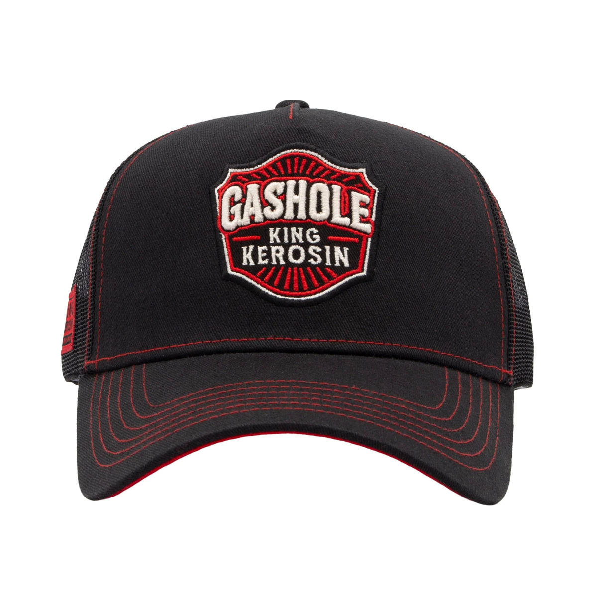 King Kerosin Herren Trucker Cap "Gashole" in Black