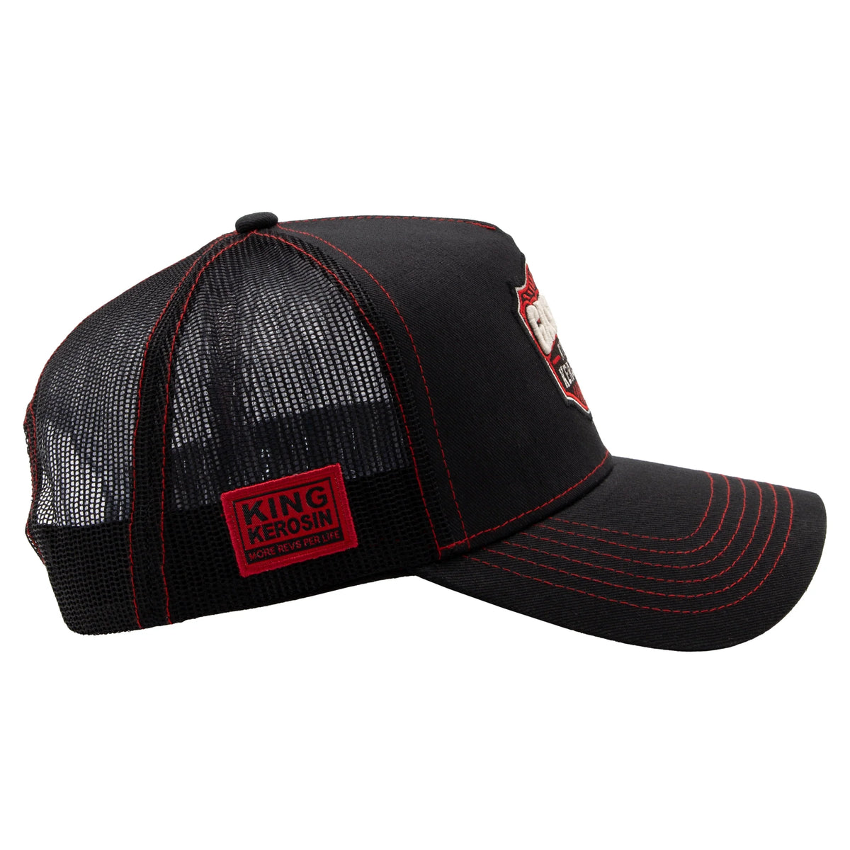 King Kerosin Herren Trucker Cap "Gashole" in Black
