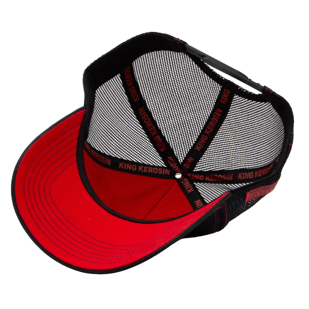 King Kerosin Herren Trucker Cap "Gashole" in Black