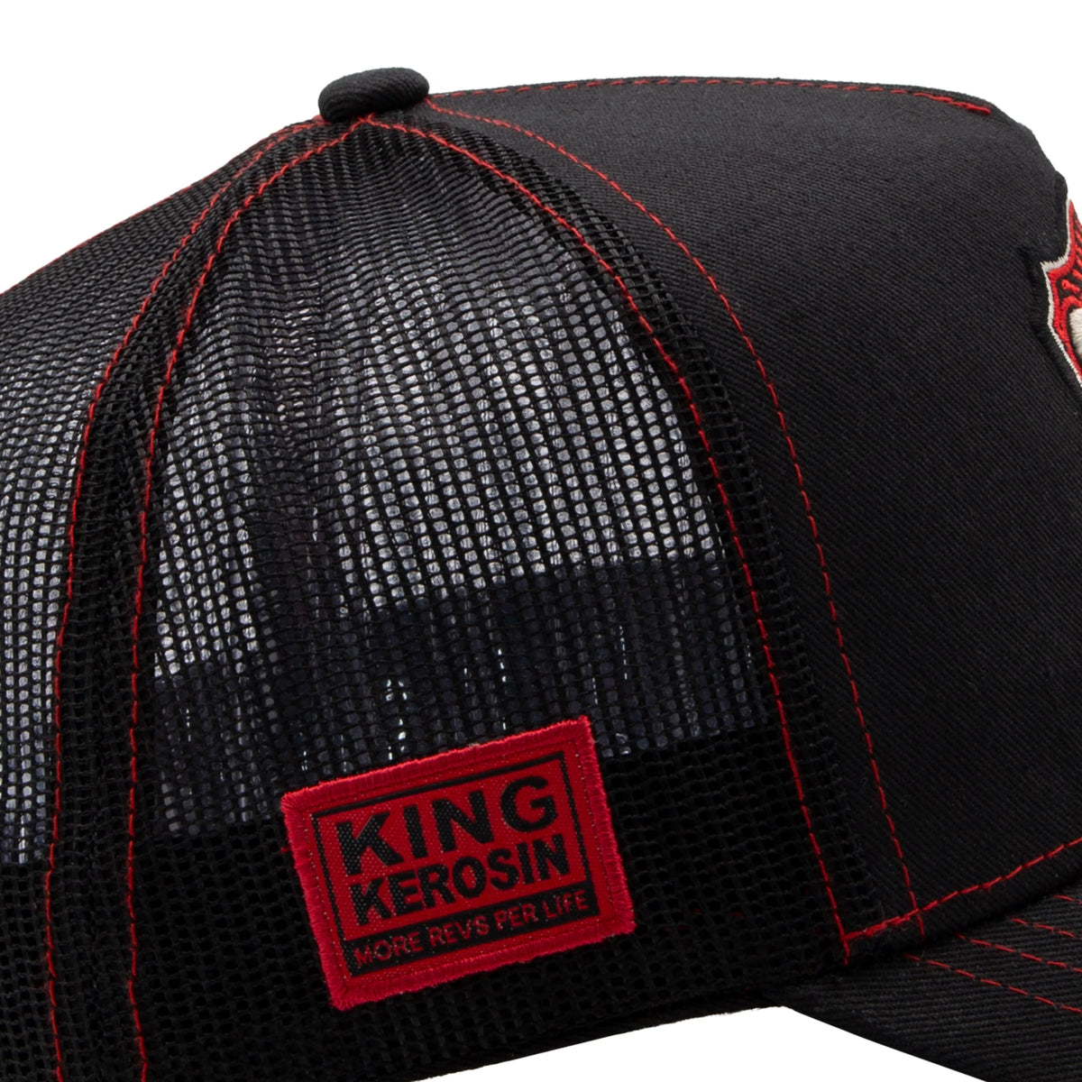 King Kerosin Herren Trucker Cap "Gashole" in Black