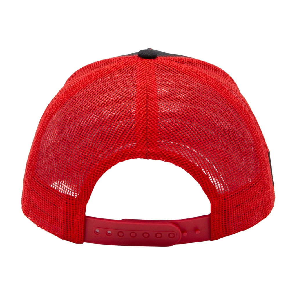 King Kerosin Herren Trucker Cap "Knucklehead" in Black & Red