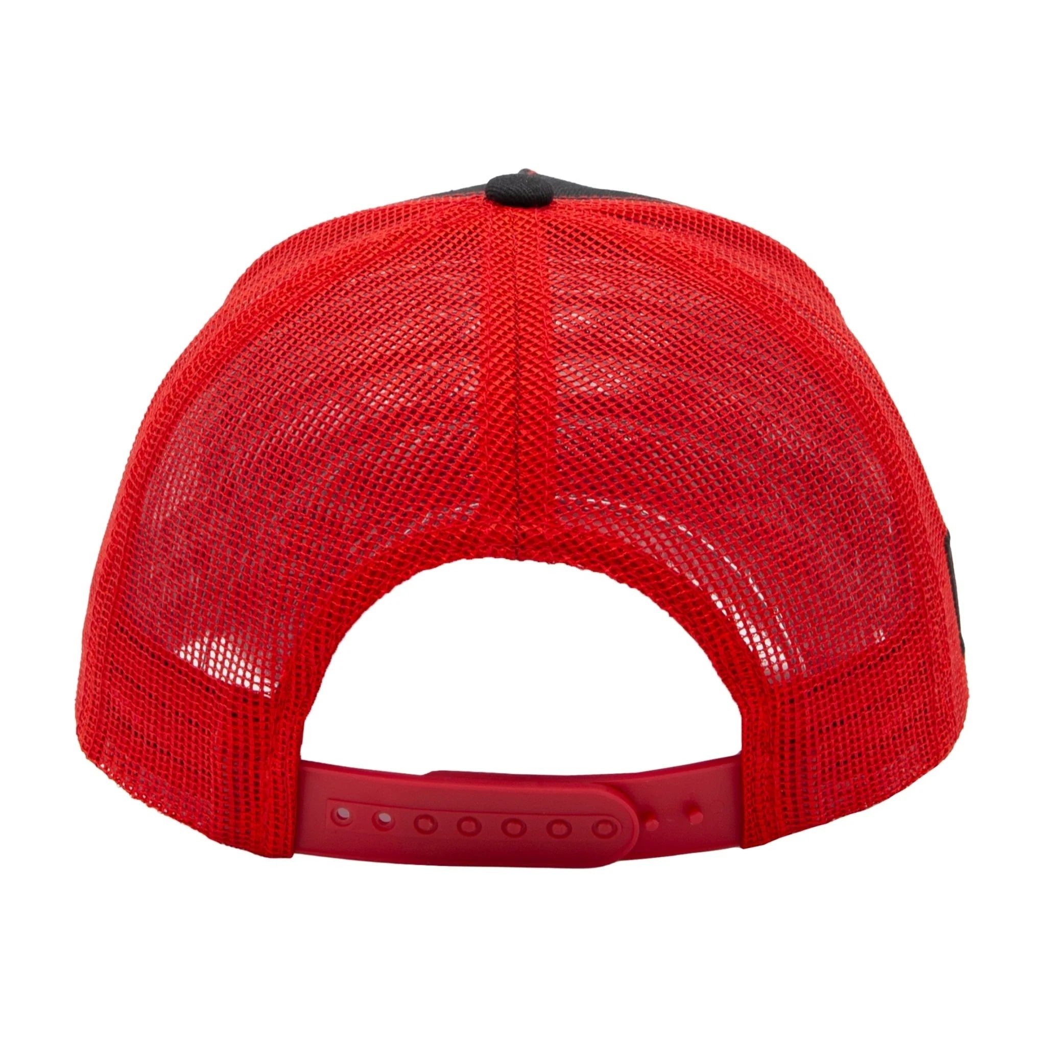 King Kerosin Herren Trucker Cap "Knucklehead" in Black & Red