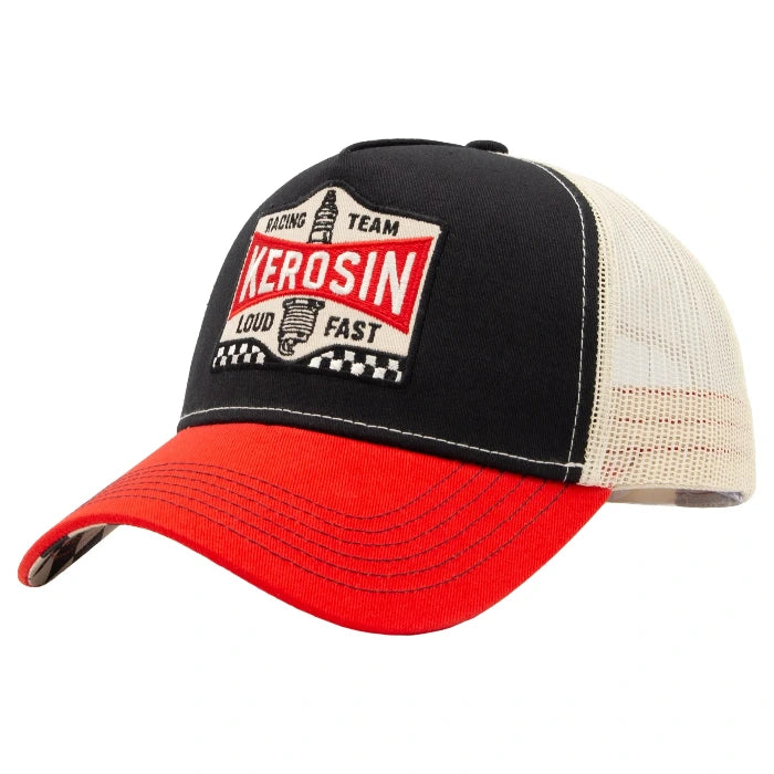 King Kerosin Herren Trucker Cap "Loud & Fast" in Black