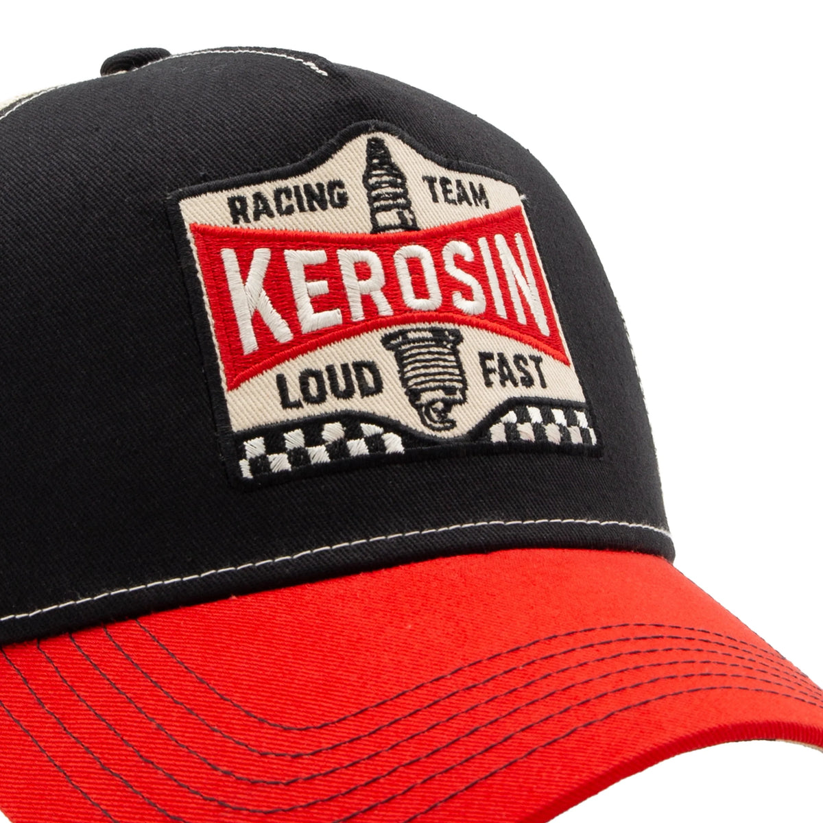 King Kerosin Herren Trucker Cap "Loud & Fast" in Black