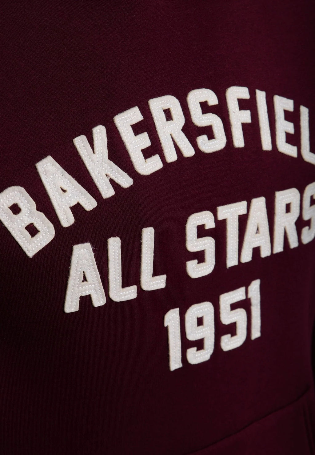 King Kerosin Kapuzenpullover 'Bakersfield All Stars' in Bordeaux
