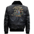 King Kerosin Leder Aviator Jacke»Air Force 42« schwarz
