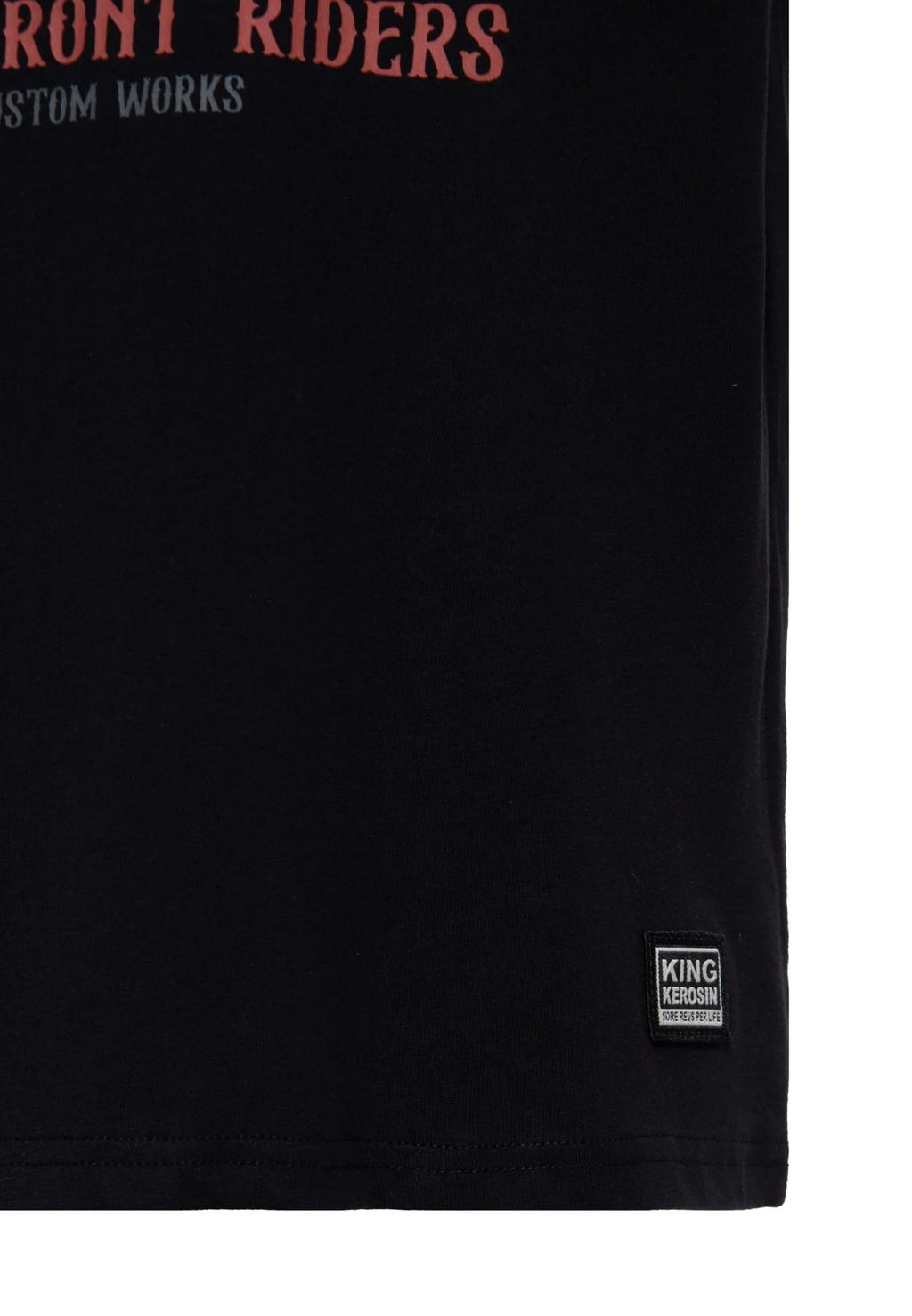 King Kerosin T-Shirt 'Beachfront riders' in Schwarz