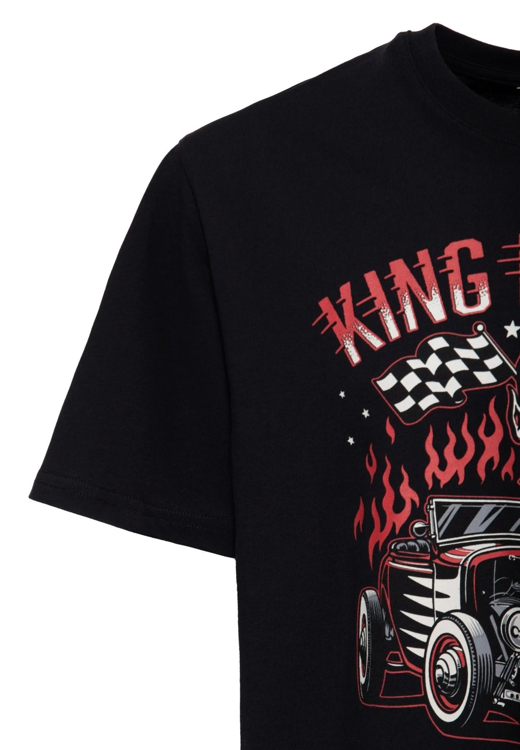 King Kerosin T-Shirt 'Dragstrip' in Schwarz