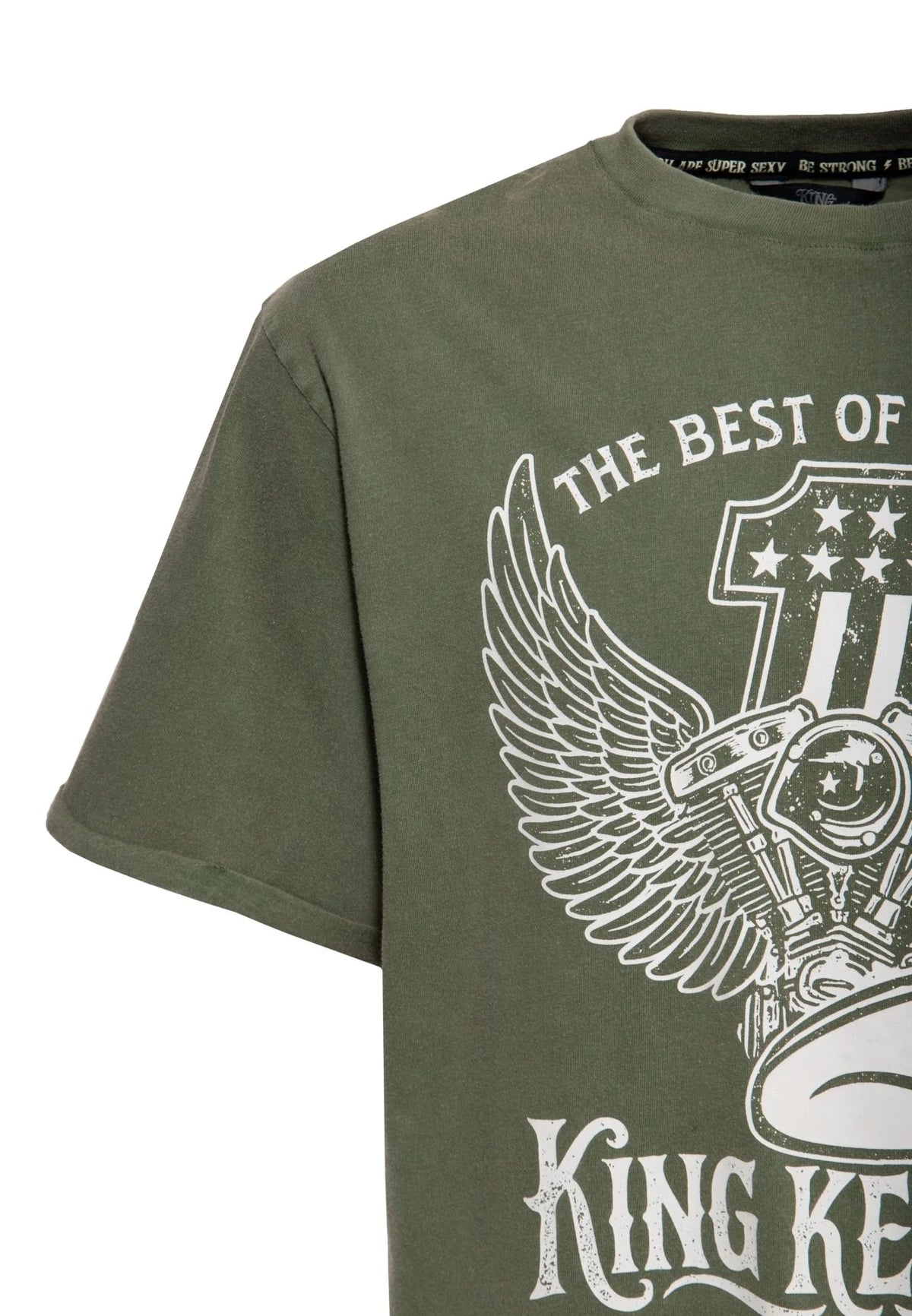 King Kerosin T-Shirt 'The Best of the Best' in Olivgrün
