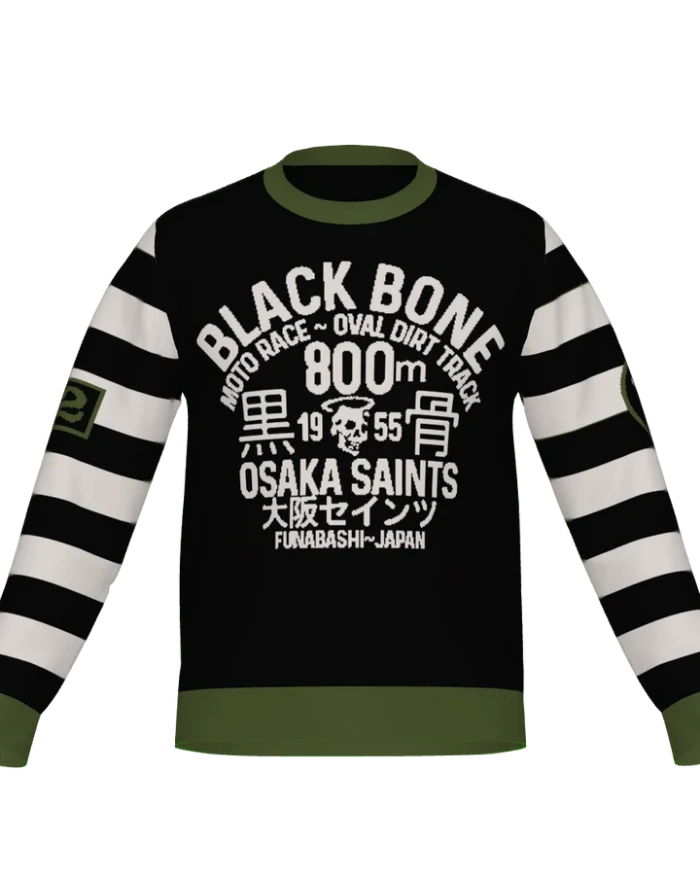 Osaka Saints Black Bone 800 Race Knit Jersey