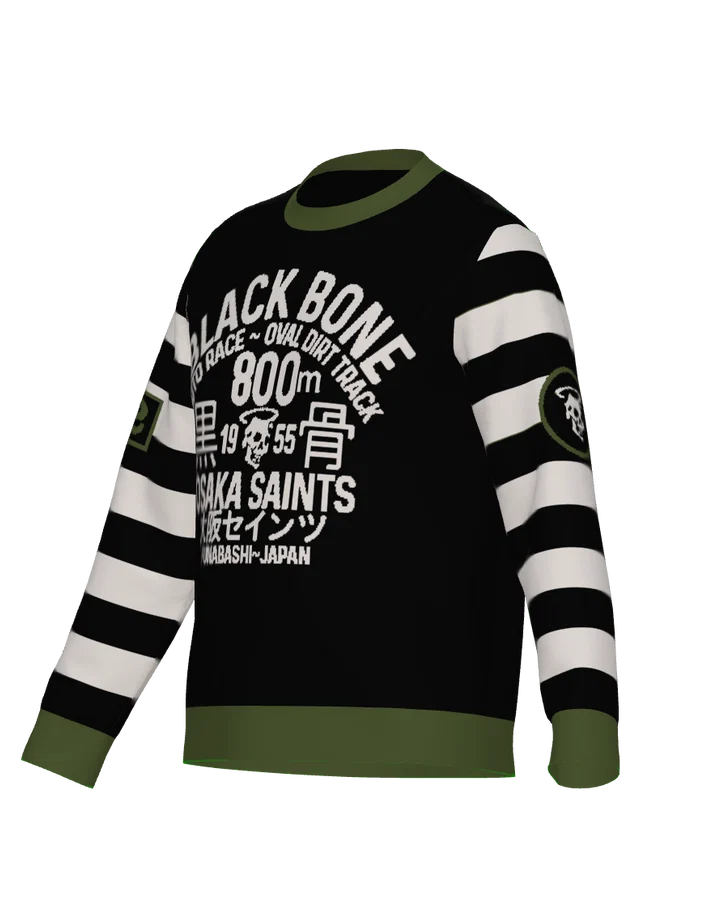 Osaka Saints Black Bone 800 Race Knit Jersey