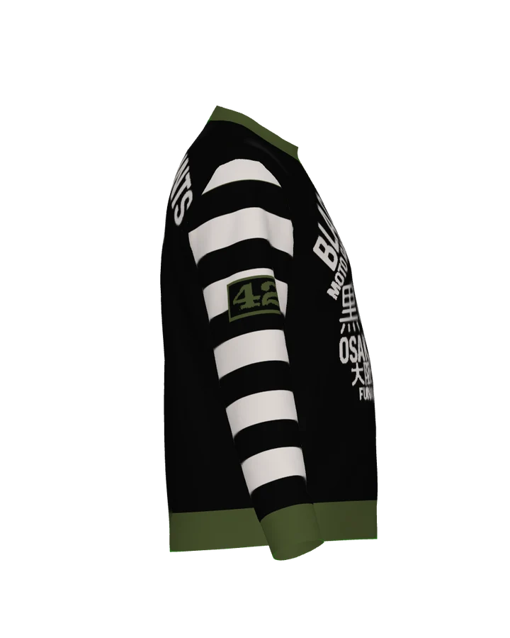 Osaka Saints Black Bone 800 Race Knit Jersey