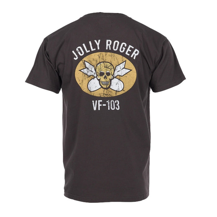 Pike Brother 1969 Sports Tee Jolly Roger Black