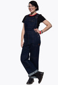Queen Kerosin Latzhose 'Velma' in Denim