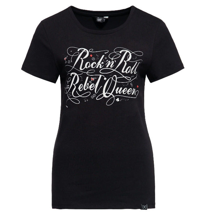 Queen Kerosin Print-Shirt »Rock'n Roll Rebel Queen«