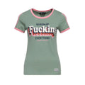 Queen Kerosin T-Shirt 'Queen Of Fucking Everything' in Grün