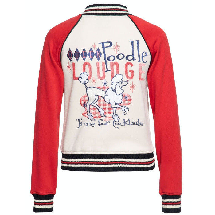 Queen Kerosin College Sweatjacke »Poodle Lounge«