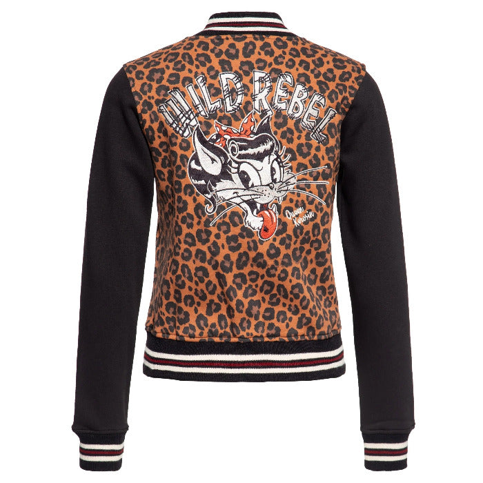 Queen Kerosin Collegejacke «Wild Rebel»
