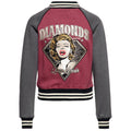 Queen Kerosin Damen College Sweat Jacket "Diamonds"