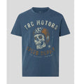 Rokker Skull B T-Shirt Men Blue