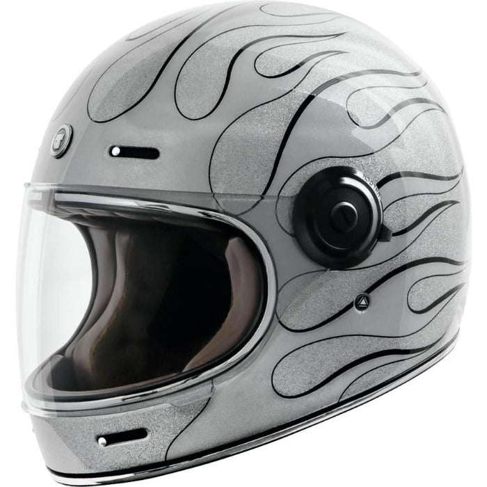 Torc Newport (T-1) Retro Full Face Helmet Blaze