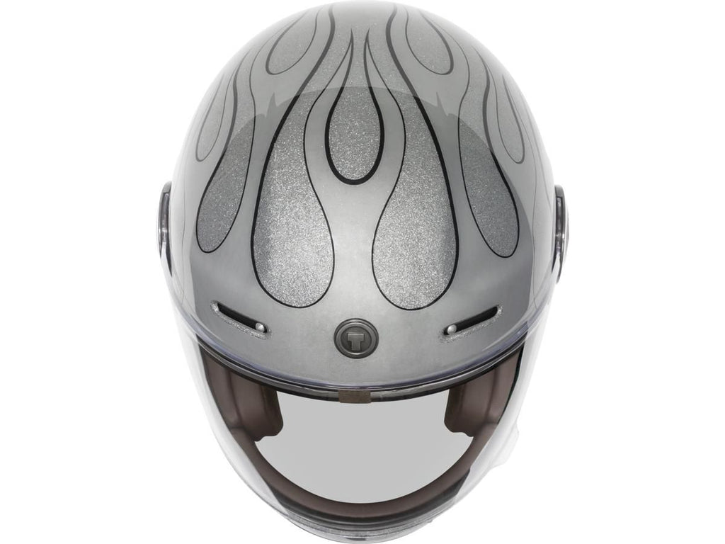 Torc Newport (T-1) Retro Full Face Helmet Blaze