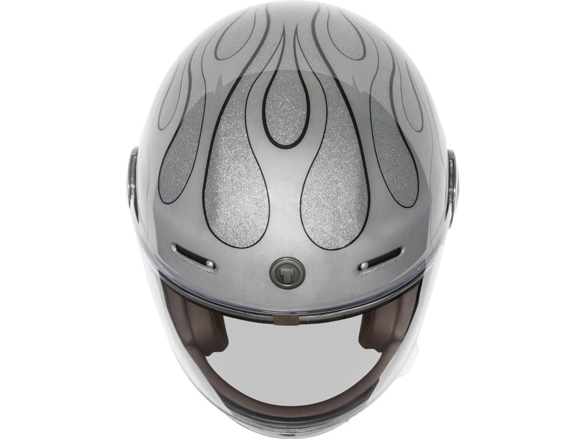 Torc Newport (T-1) Retro Full Face Helmet Blaze