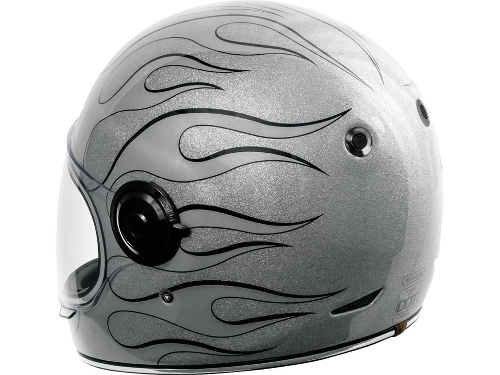 Torc Newport (T-1) Retro Full Face Helmet Blaze