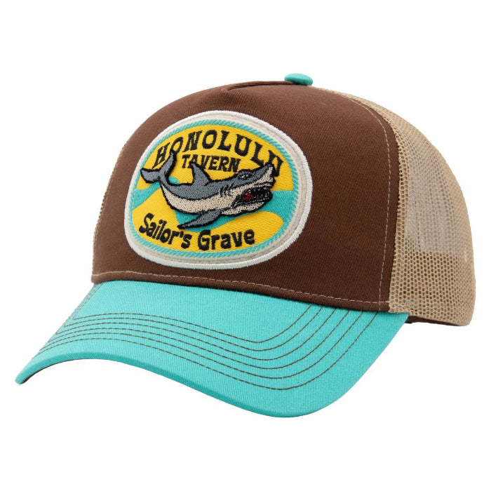 King Kerosin Trucker Cap 'Honolulu Tavern' in Braun