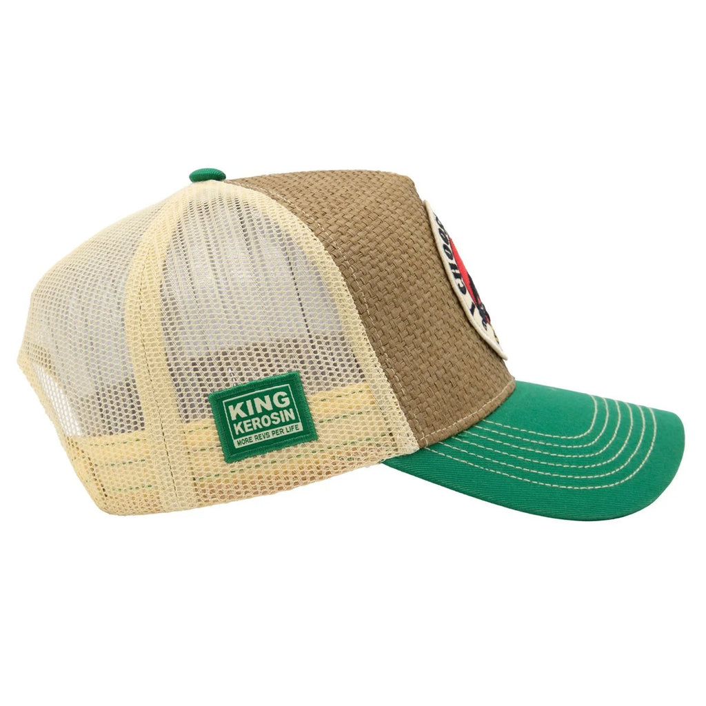 King Kerosin Trucker Cap 'I Choose Violence' in Braun