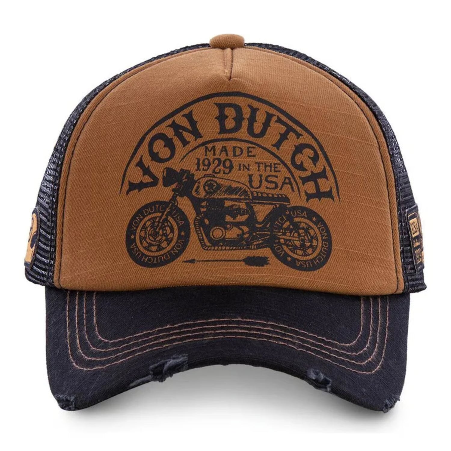 Von Dutch baseball Cap Crew black/brown