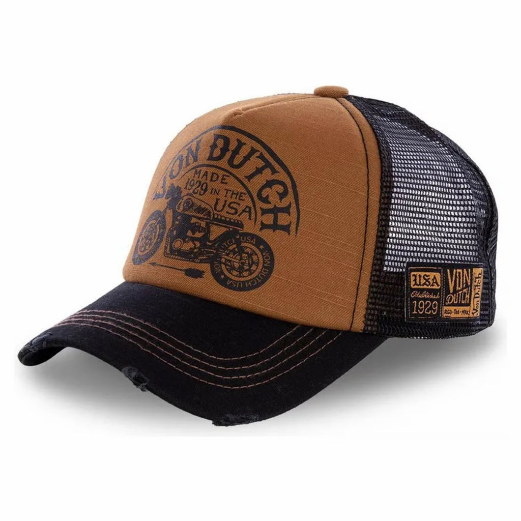 Von Dutch baseball Cap Crew black/brown