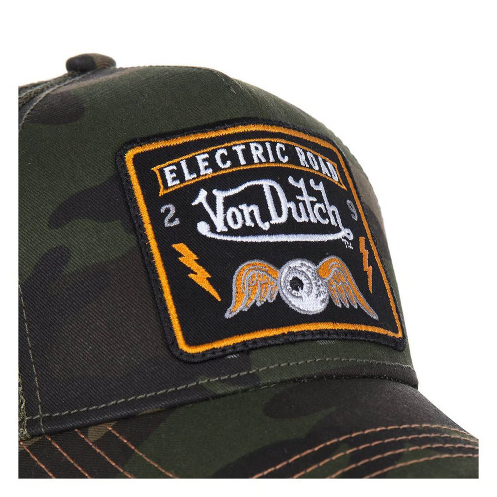 Von Dutch Heritage Cap Square Patch Camou