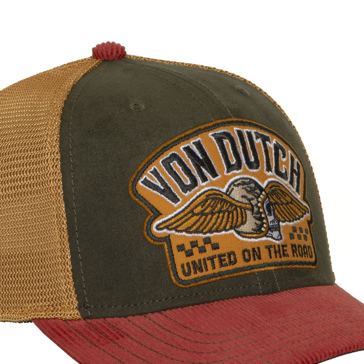 Von Dutch Semi Curved United Cap