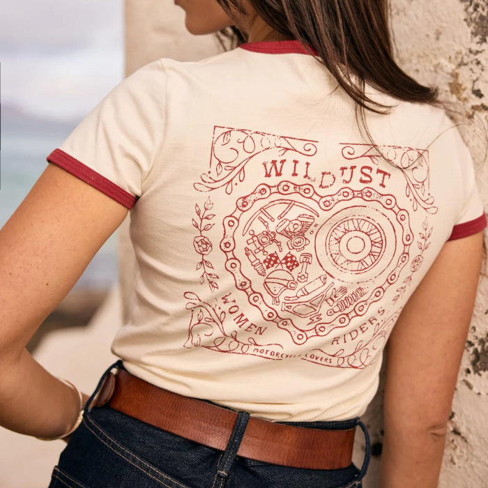 Wildust RINGER SHIRT - HEART RIDE