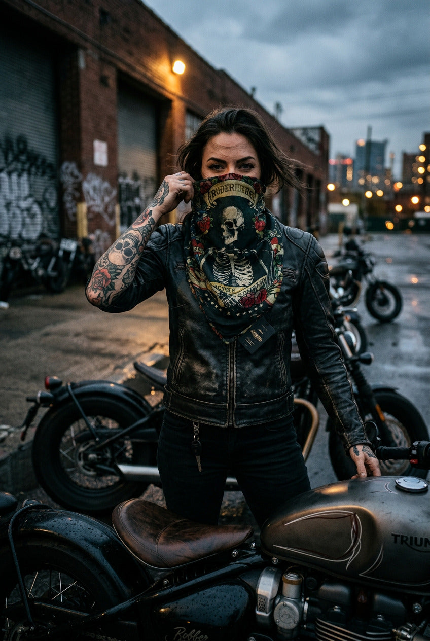 Rude Riders Bandana Skelett