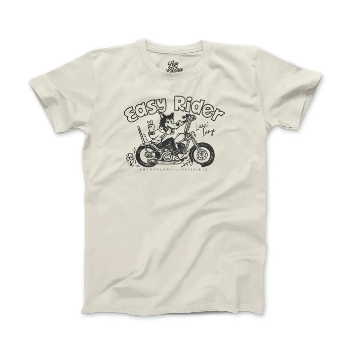 Age of Glory Easy Rider T-Shirt Naturweiß
