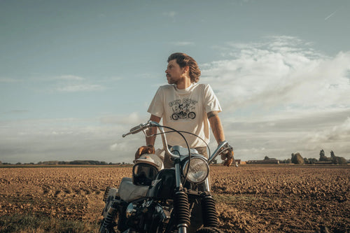 Age of Glory Easy Rider T-Shirt Naturweiß