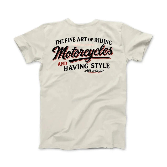 Age of Glory Fine Art Tee Off-white