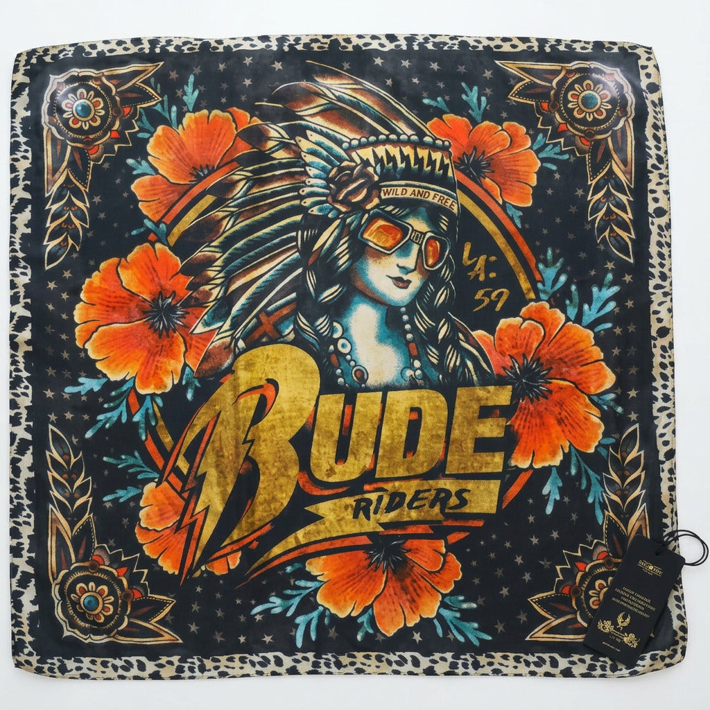 Rude Riders Bandana Black India
