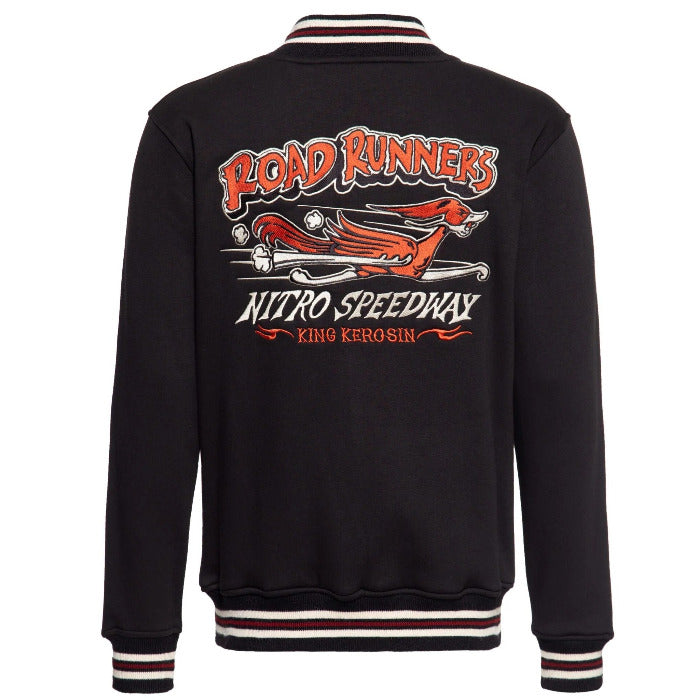 King Kerosin COLLEGE SWEAT JACKE »ROADRUNNERS«