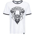 King Kerosin SHIRT IN ANGESAGTER RINGER-OPTIK SPEED DEVIL