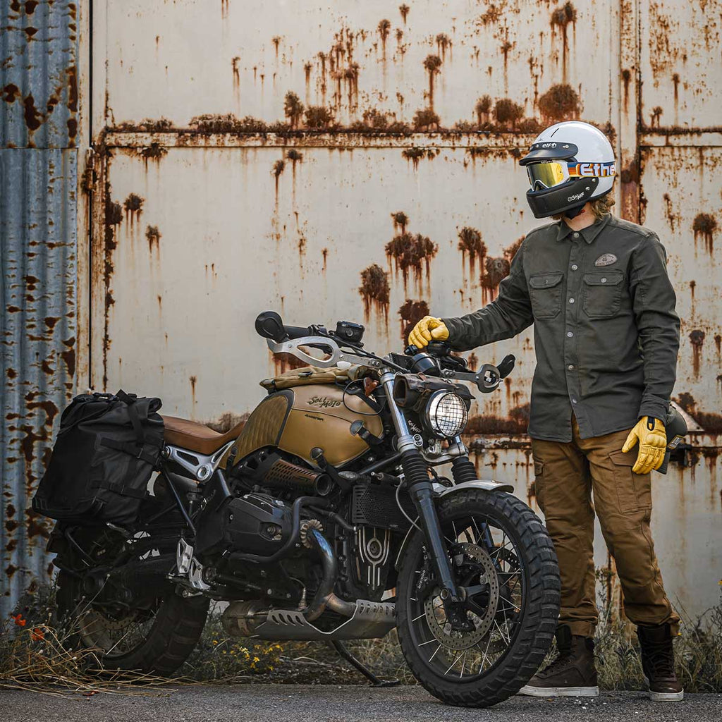 Modeka Männer Jeans Brandon Cargo Sand