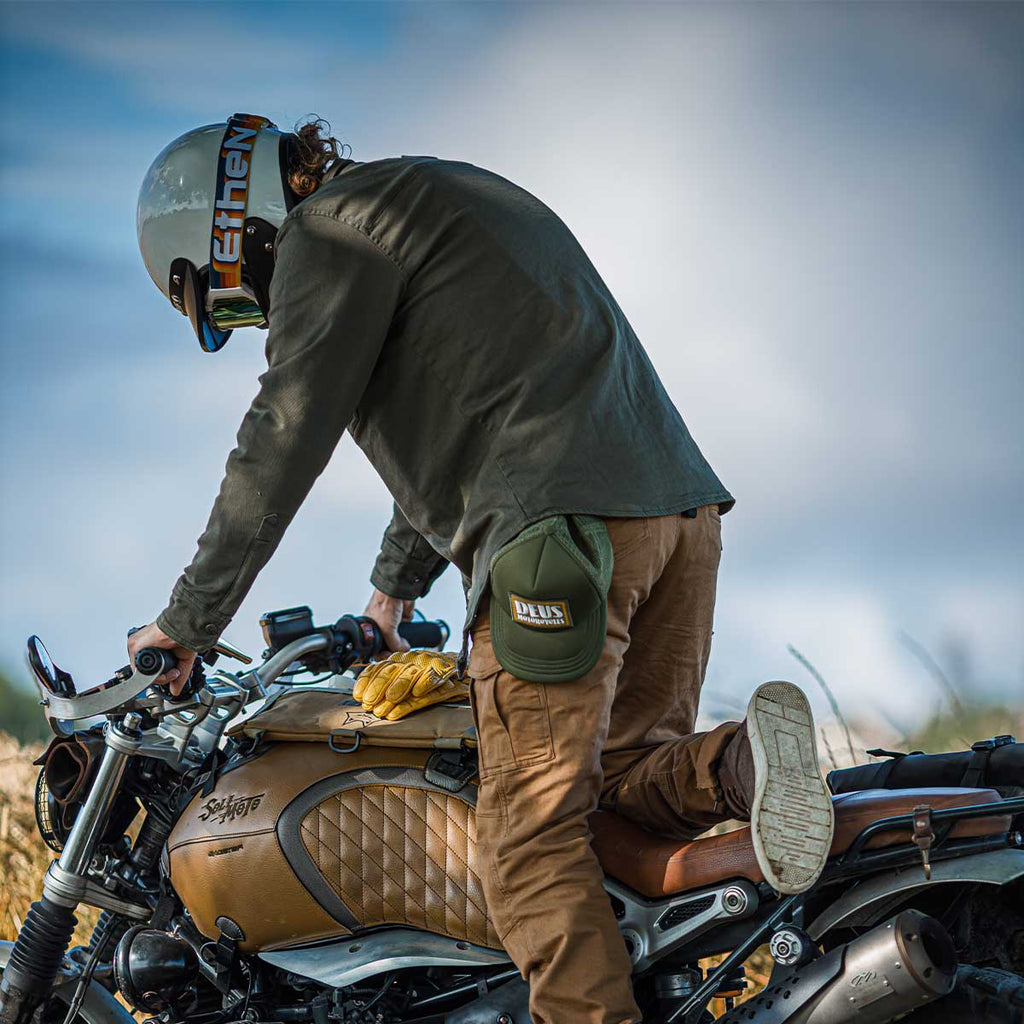 Modeka Männer Jeans Brandon Cargo Sand