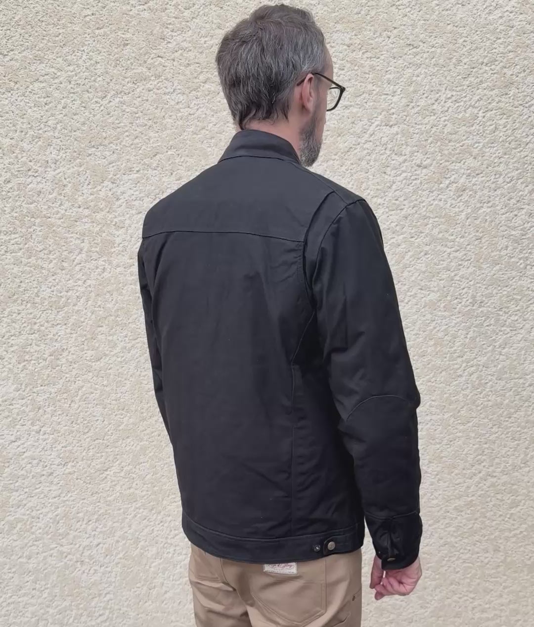 Age of Glory Escape Waxed Cotton Jacket Black schwarz